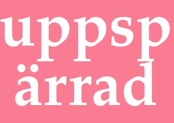 Synonym uppspärrad