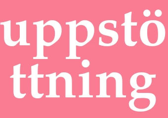 Synonym uppstöttning