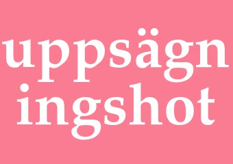 Synonym uppsägningshot