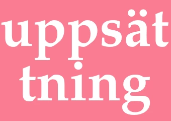 Synonym uppsättning