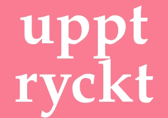 Synonym upptryckt