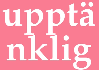 Synonym upptänklig