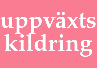 Synonym uppväxtskildring