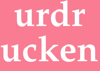 Synonym urdrucken