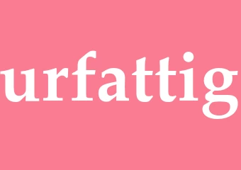 Synonym urfattig