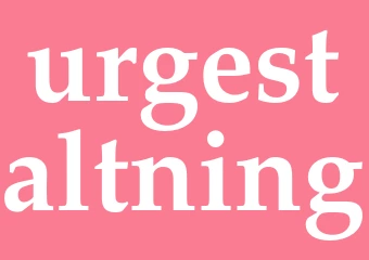 Synonym urgestaltning