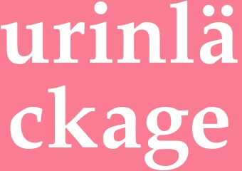 Synonym urinläckage