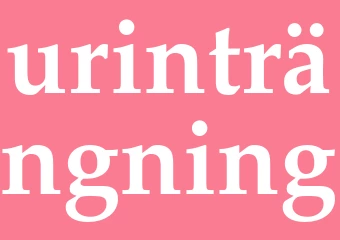 Synonym urinträngning