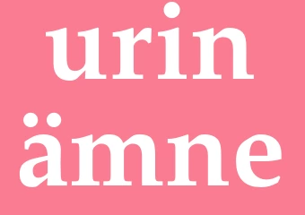 Synonym urinämne