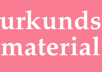 Synonym urkundsmaterial