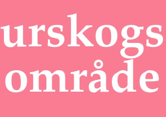 Synonym urskogsområde