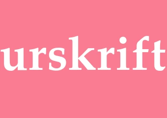 Synonym urskrift