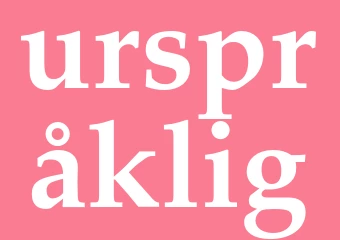 Synonym urspråklig