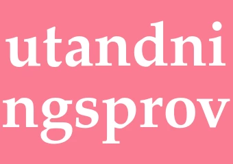 Synonym utandningsprov