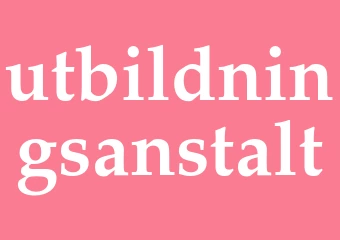 Synonym utbildningsanstalt