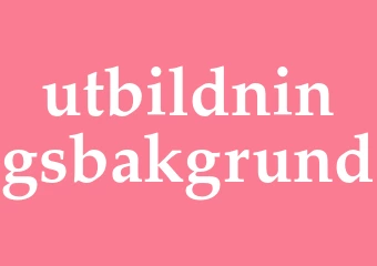 Synonym utbildningsbakgrund