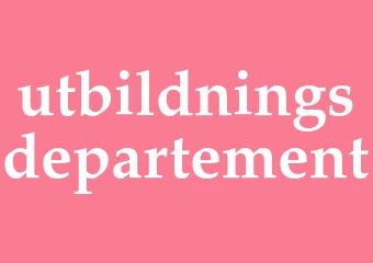 Synonym utbildningsdepartement