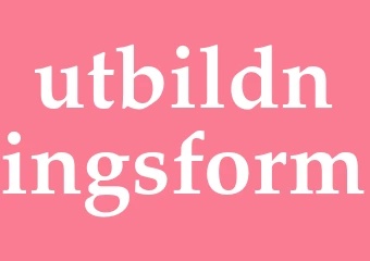 Synonym utbildningsform