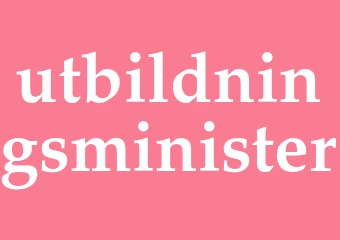Synonym utbildningsminister