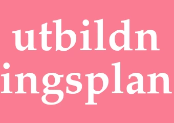 Synonym utbildningsplan