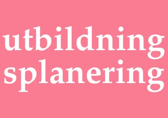 Synonym utbildningsplanering