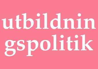 Synonym utbildningspolitik