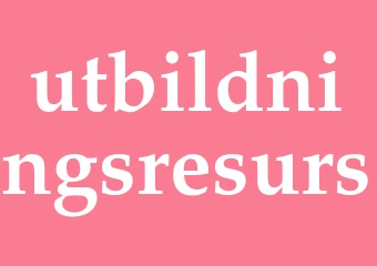 Synonym utbildningsresurs