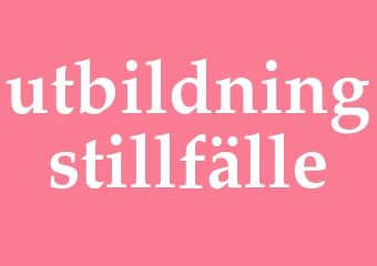 Synonym utbildningstillfälle