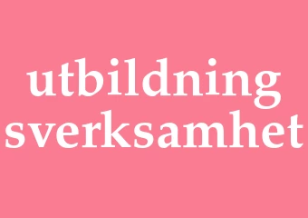 Synonym utbildningsverksamhet