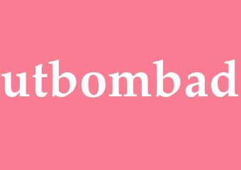 Synonym utbombad