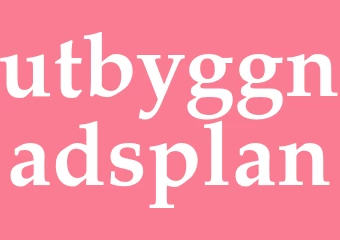Synonym utbyggnadsplan