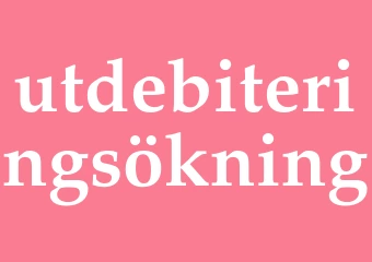 Synonym utdebiteringsökning