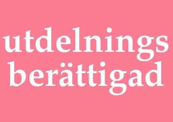 Synonym utdelningsberättigad