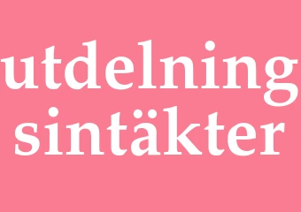 Synonym utdelningsintäkter