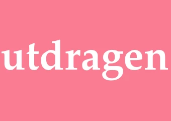 Synonym utdragen