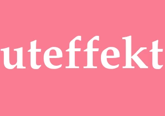 Synonym uteffekt