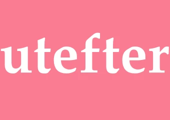 Synonym utefter