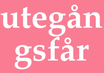 Synonym utegångsfår