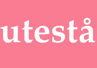 Synonym utestå