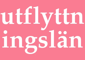 Synonym utflyttningslän