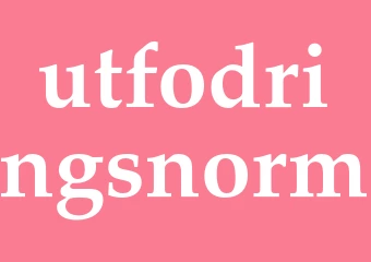 Synonym utfodringsnorm