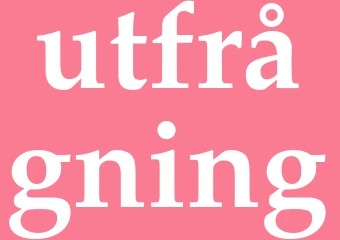 Synonym utfrågning
