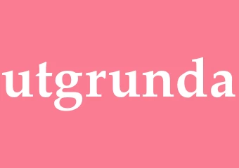 Synonym utgrunda