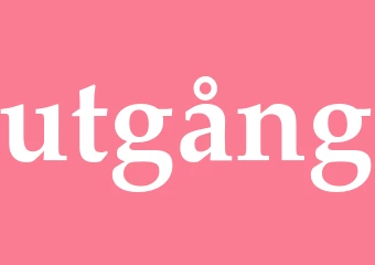 Synonym utgång
