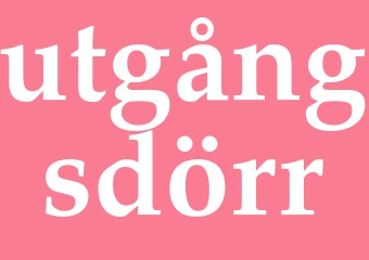 Synonym utgångsdörr