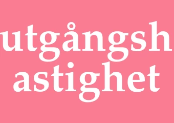 Synonym utgångshastighet