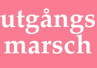 Synonym utgångsmarsch