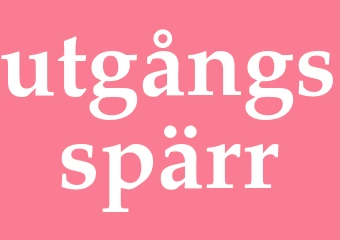 Synonym utgångsspärr