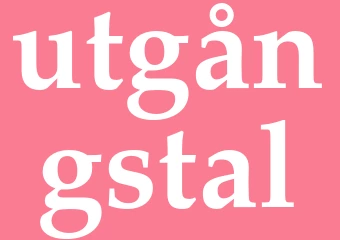 Synonym utgångstal