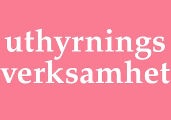 Synonym uthyrningsverksamhet